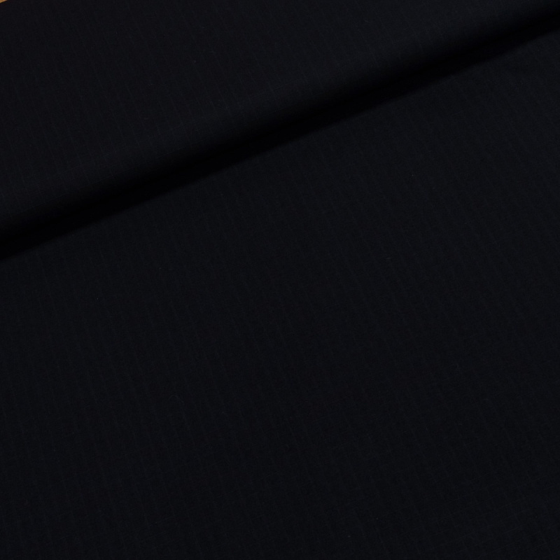 Směsové plátno BOND 539577 / RIPSTOP, jednobarevná černá, š.150cm (látka v metráži)