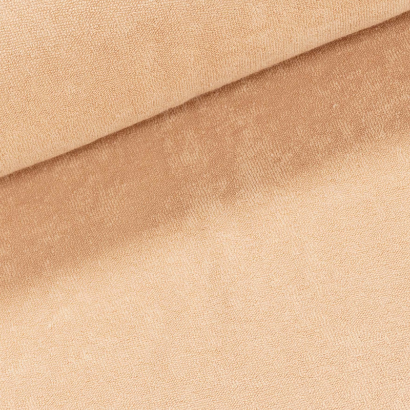 Froté jemné K47074-320 UNI jednobarevná béžová, š.145cm (látka v metráži)