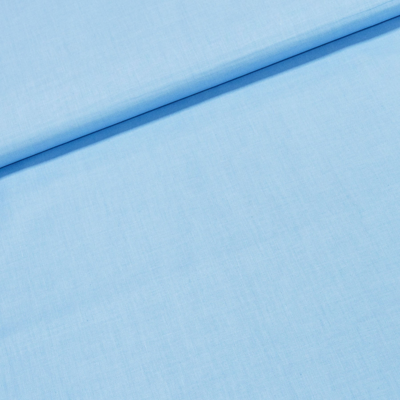 Bavlněné plátno EKKA UNI, jednobarevná blankytně modrá, š.150cm (látka v metráži)