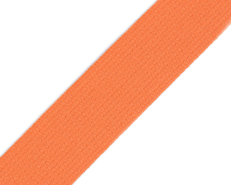 Popruh bavlněný 490011/4302 oranžový, šíře 3cm (popruh v metráži)