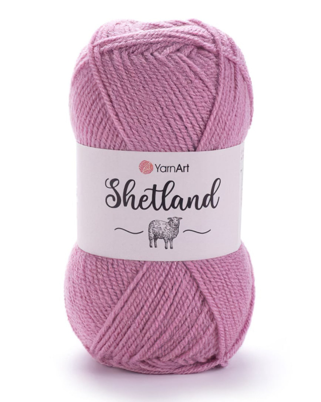 YarnArt pletací příze YarnArt SHETLAND 508 starorůžová, klasická 100g/220m