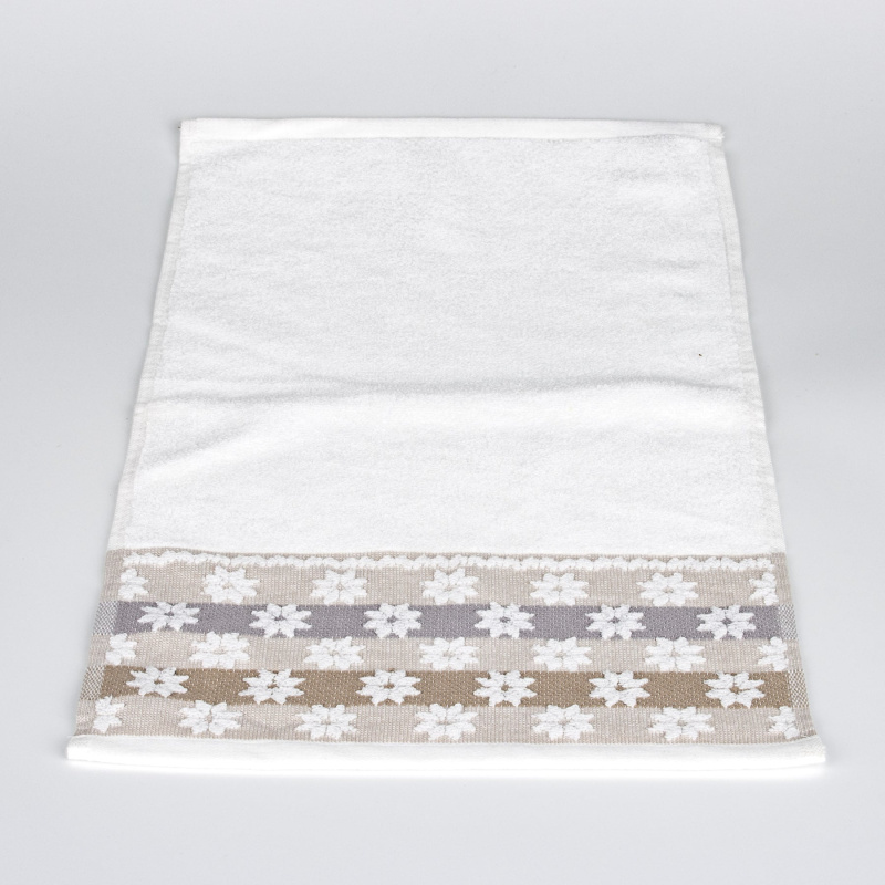 Orbytex dětský froté ručník BÉŽOVÁ LÉGA, bílý, 30x50cm