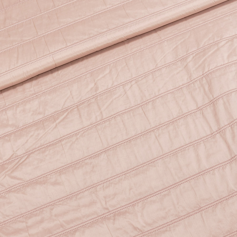 Šusťákovina / bundový prošev 2772/01 starorůžový proužek, š.140cm (látka v metráži)