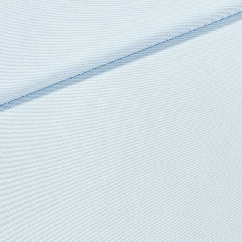 Bavlněné plátno N08, tenký modrý proužek, š.150cm (látka v metráži)