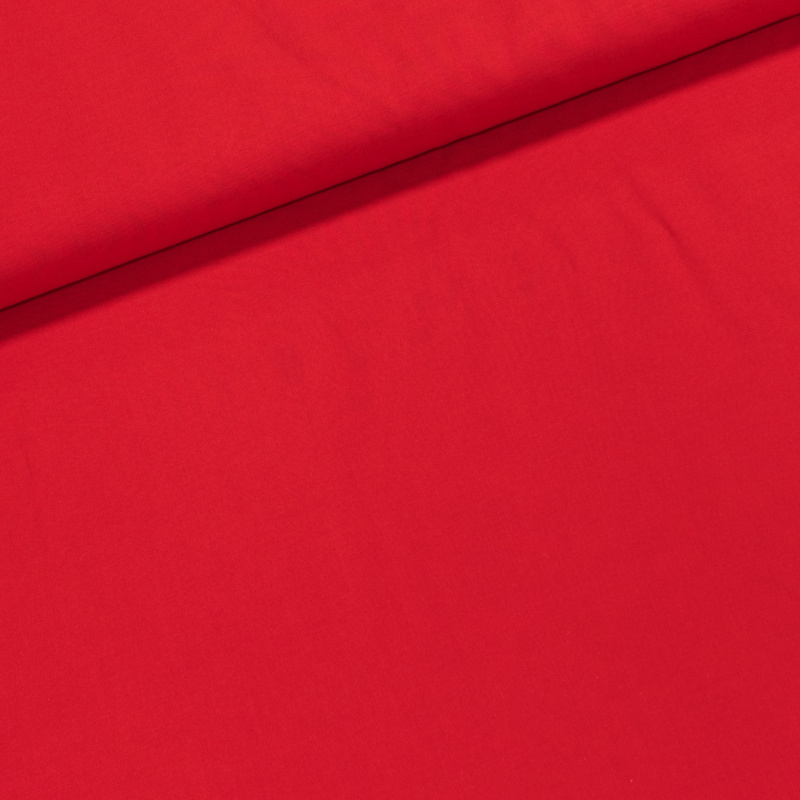 Bavlněné plátno UNI DOMESTIK, jednobarevná červená, š.160cm (látka v metráži)