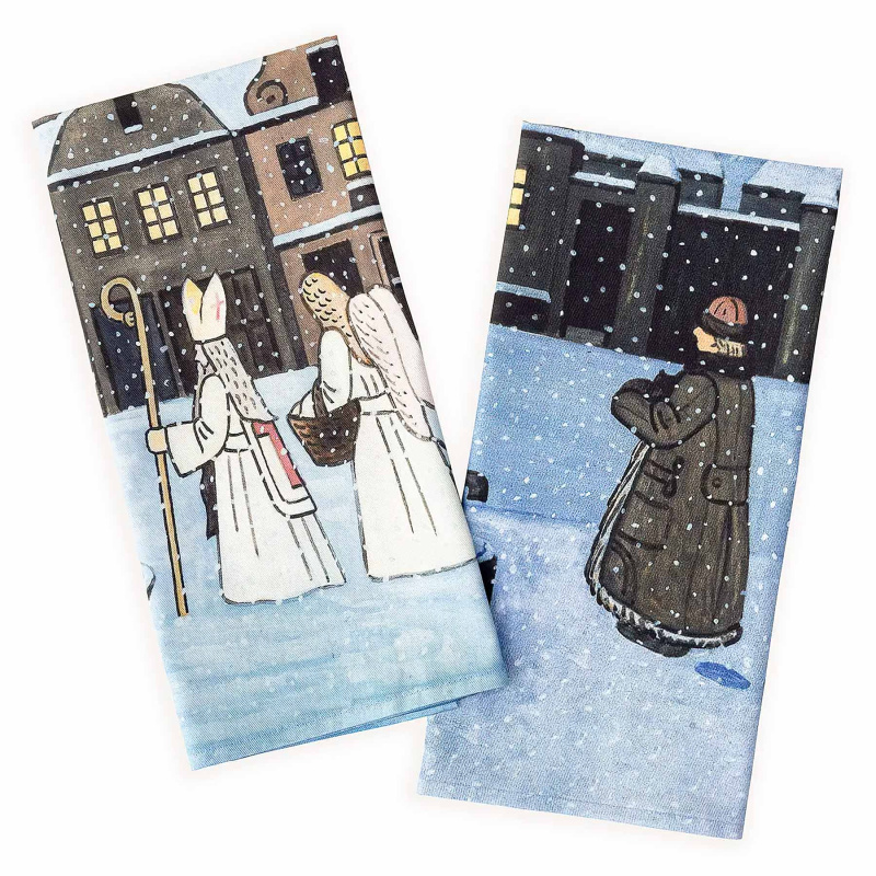 Matějovský utěrky JOSEF NA PŮLNOČNÍ, modrá, 2 kusy 50x70cm