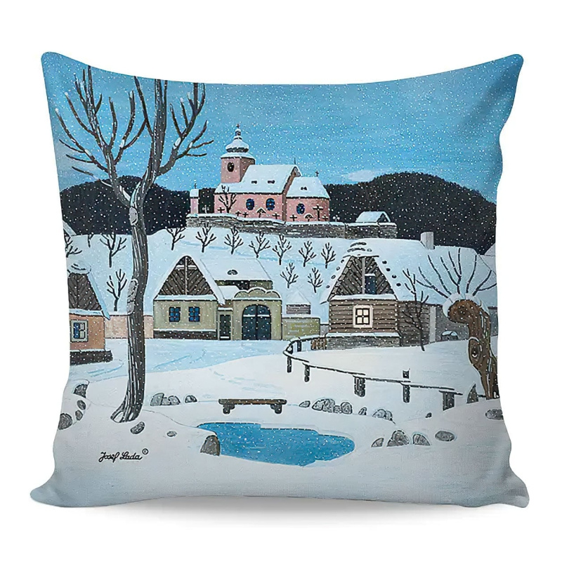 Matějovský Dětský povlak na polštářek JOSEF TICHÁ NOC, modrý, 40x40cm