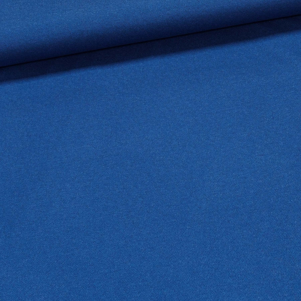 Směsový úplet DENIM 3, vzhled džínoviny, modrý, š.150cm (látka v metráži)