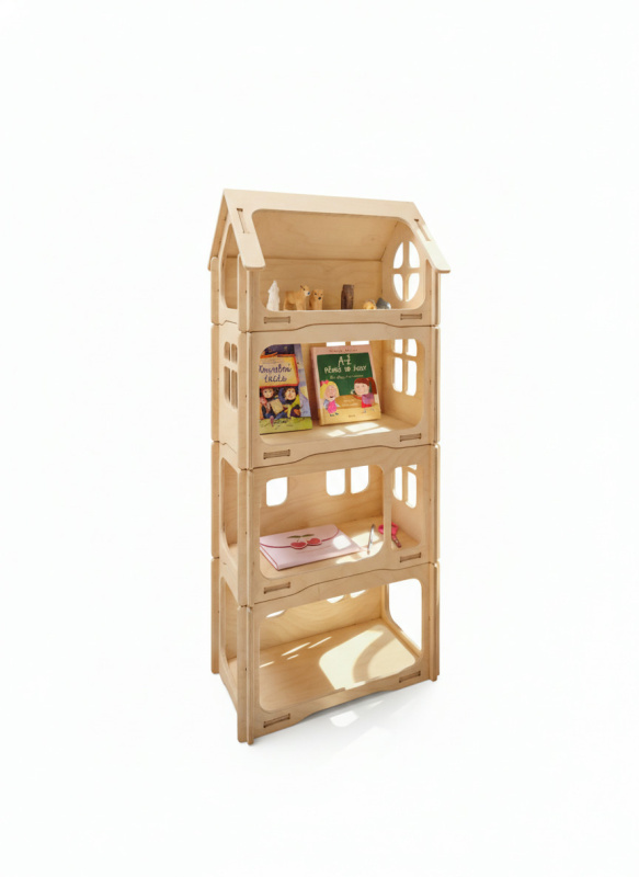 Dřevěný domeček pro panenky  3+1