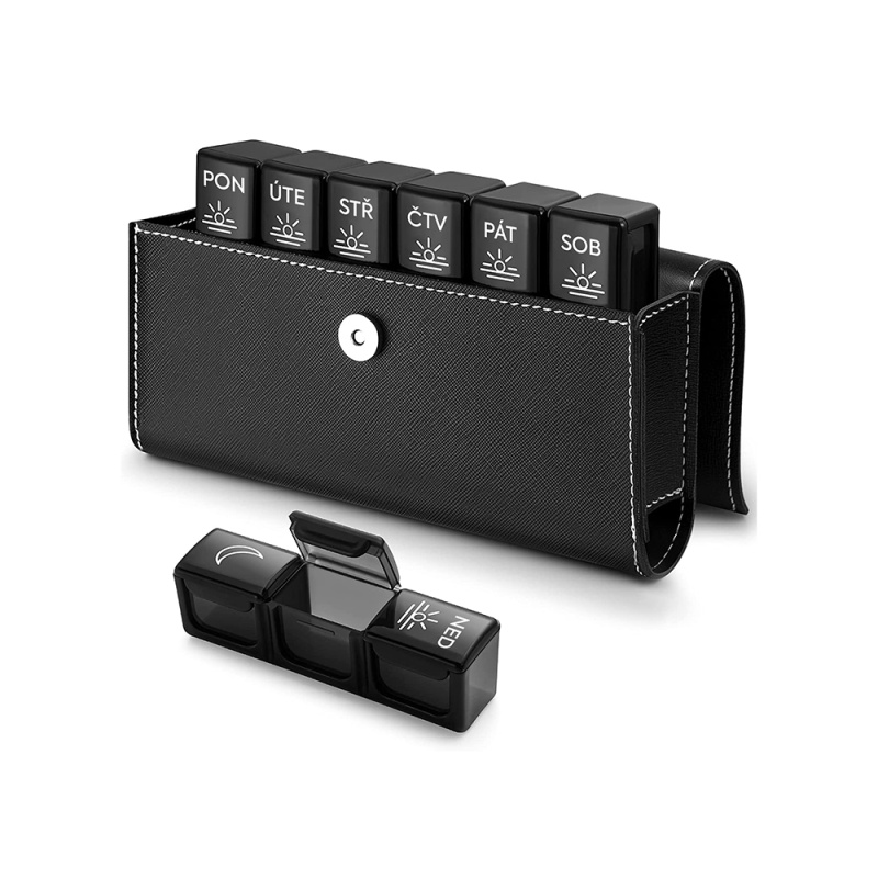 SimplyMed Dávkovač léků týdenní YHL044 Pill Wallet 1 ks