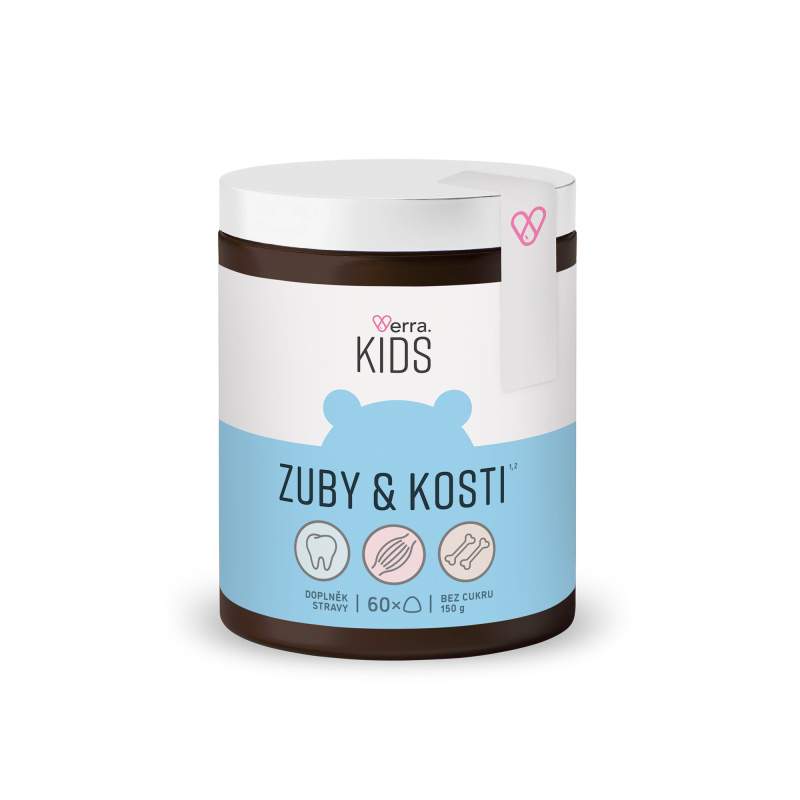 VERRA KIDS Zuby a Kosti 60 želatinových medvídků