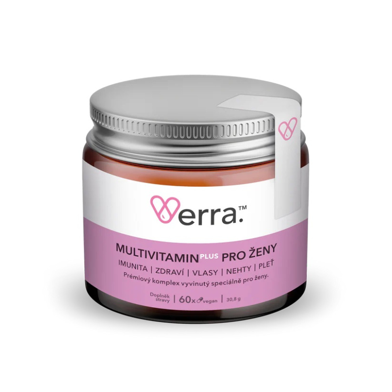 Verra. VERRA Multivitamin PLUS pro ženy, 60 kapslí
