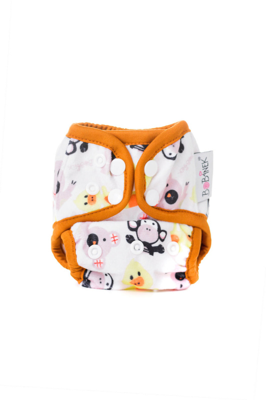 Bobánek Novorozenecké extra jemné svrchní kalhotky patentky - Zvířátka