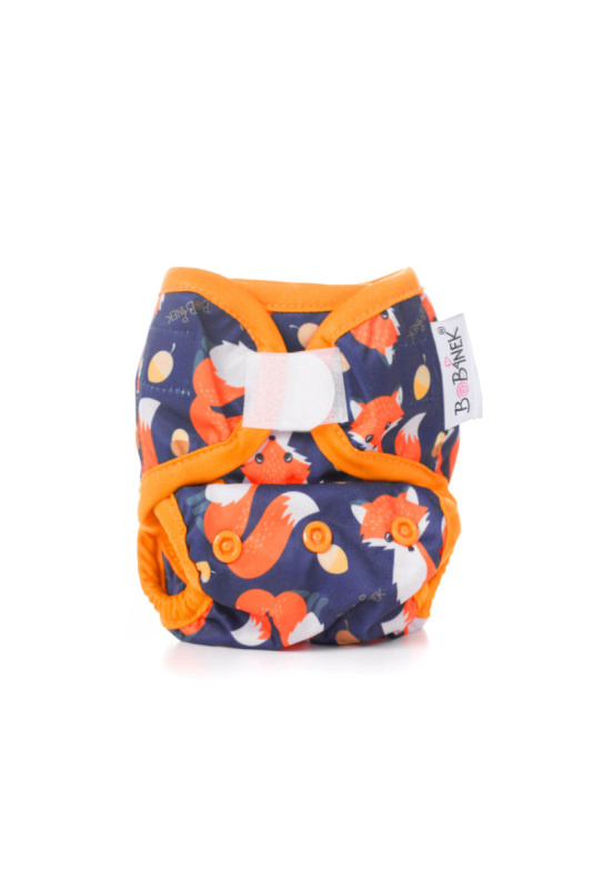 Bobánek Novorozenecké svrchní kalhotky suchý zip - Liščí les