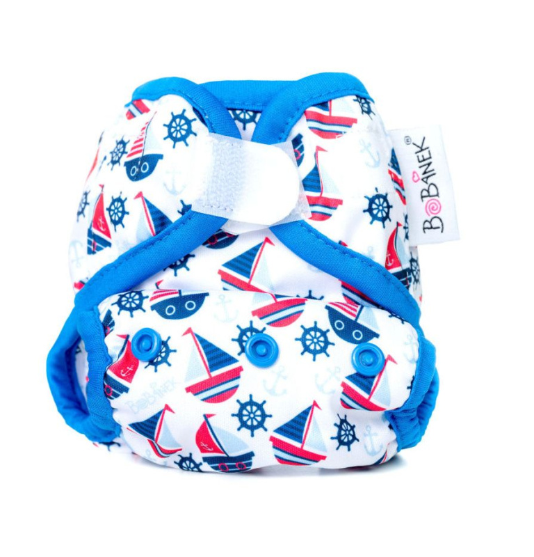 Bobánek Novorozenecké svrchní kalhotky suchý zip - Lodičky