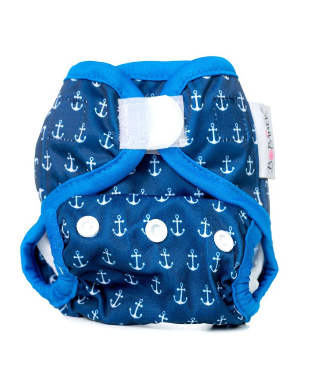 Bobánek Novorozenecké svrchní kalhotky suchý zip - Kotvy