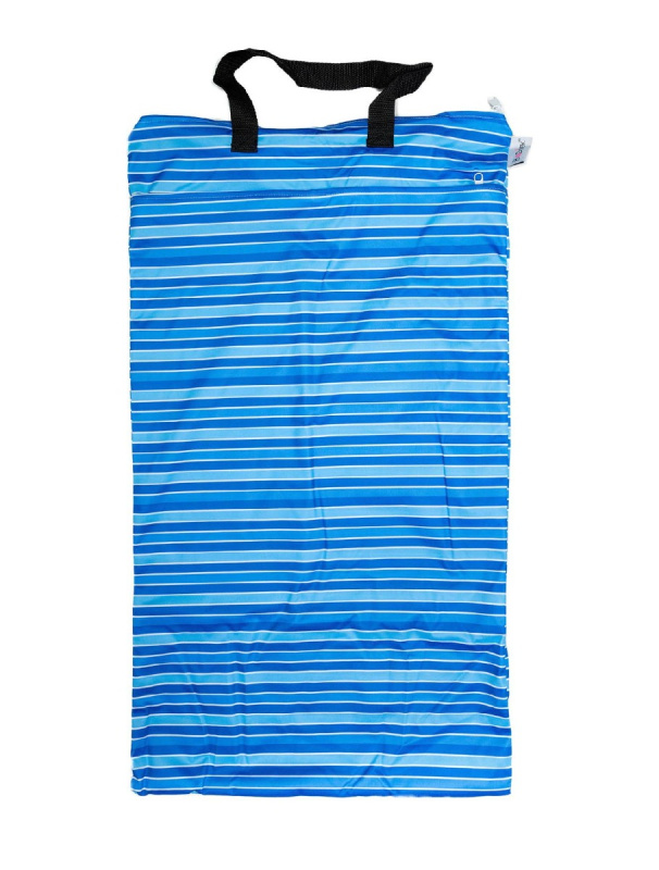 Bobánek Nepromokavá taška velká - Modré proužky 40 x 70 cm