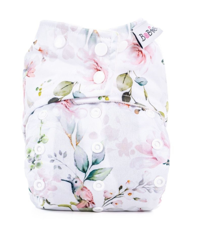 Bobánek Kapsová AIO plenka Premium patentky - Kolibříci
