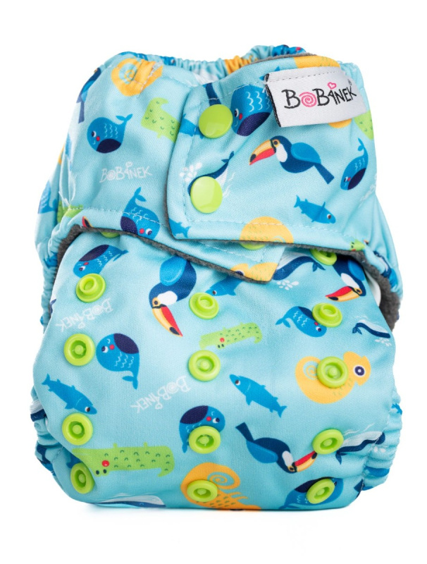 Bobánek Novorozenecká AIO plenka patentky - Chameleoni