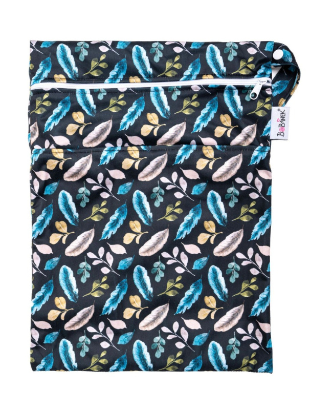 Bobánek Nepromokavá taška normal - Noční pírka 30 x 36 cm