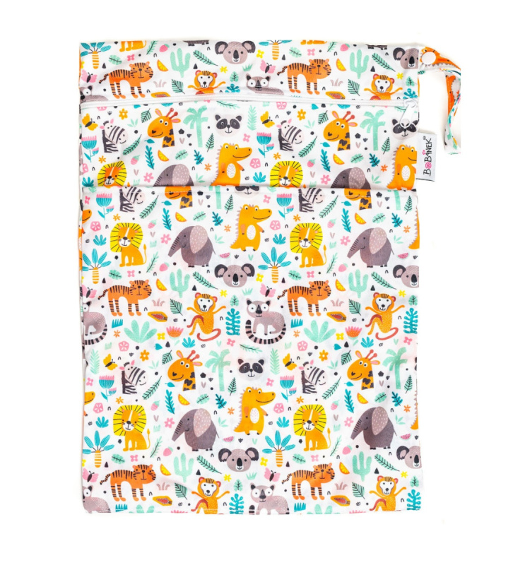 Bobánek Nepromokavá taška normal - Jungle, 30x36cm