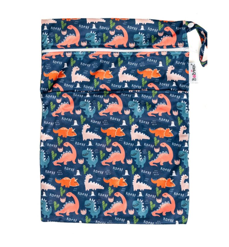 Bobánek Nepromokavá taška normal - Dinosauři, 30x36cm