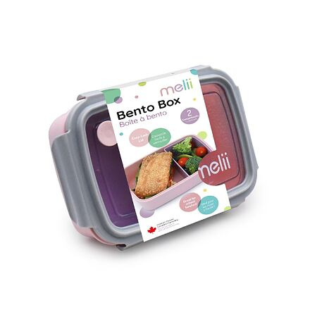 Bento Box krabička na svačinu 880 ml - růžová