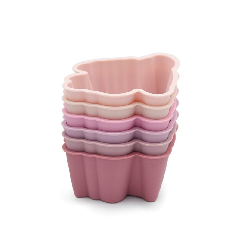 Melii Silikonové formy na muffiny 6 ks - jednorožec