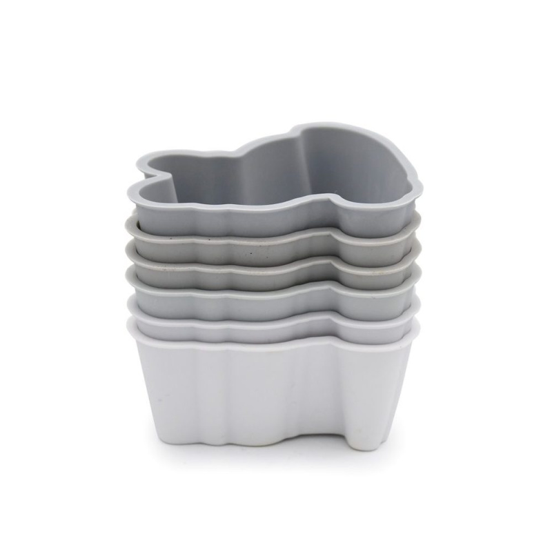 Melii Silikonové formy na muffiny 6 ks - buldoček