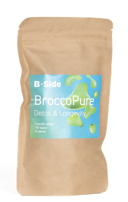 B-Side B.Side BroccoPure Detox & Longevity, 180 kapslí