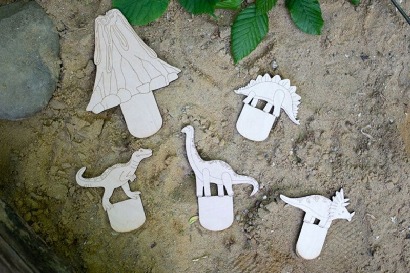 BeWooden Pískoví kamarádi - Dino