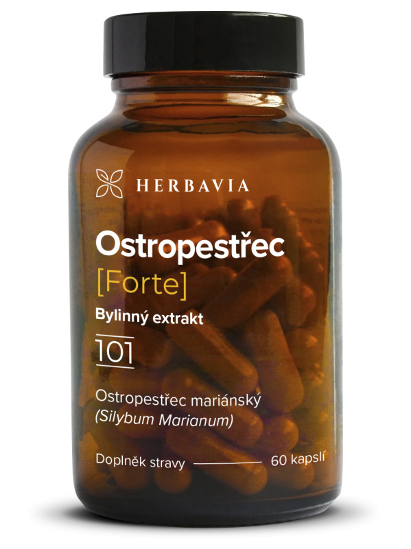 Herbavia Ostropestřec FORTE, 60 kapslí