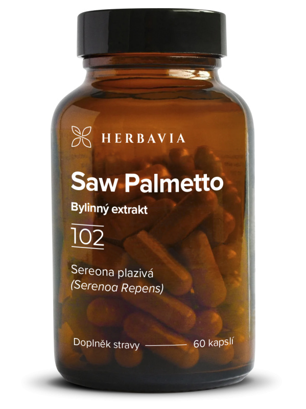 Herbavia Saw Palmetto, 60 kapslí