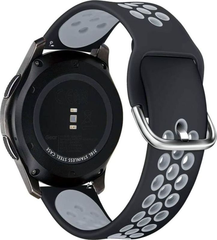 Tech-Protect Řemínek pro Samsung Galaxy Watch 41mm - Tech-Protect, Softband Black/Gray
