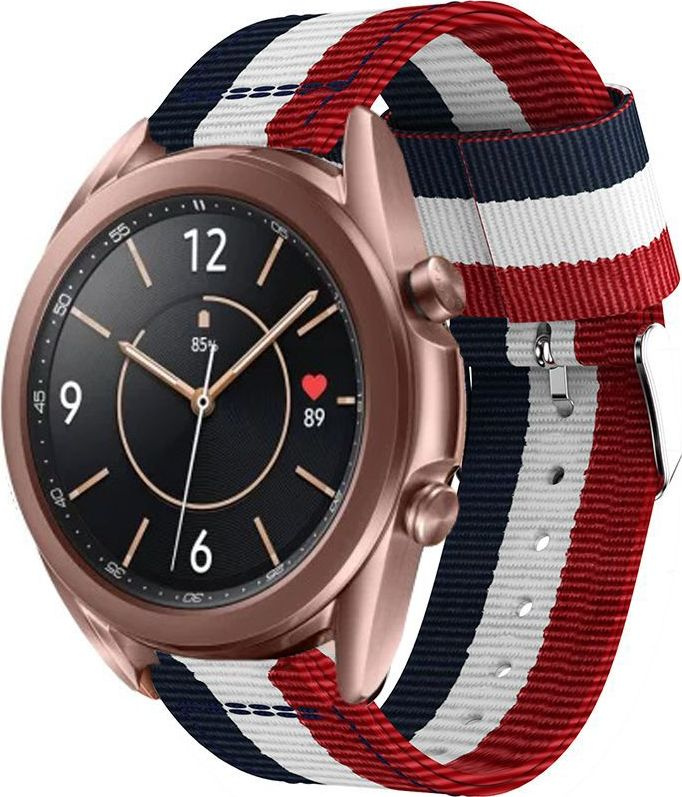 Tech-Protect Řemínek pro Samsung Galaxy Watch 41mm - Tech-Protect, Welling Navy/Red