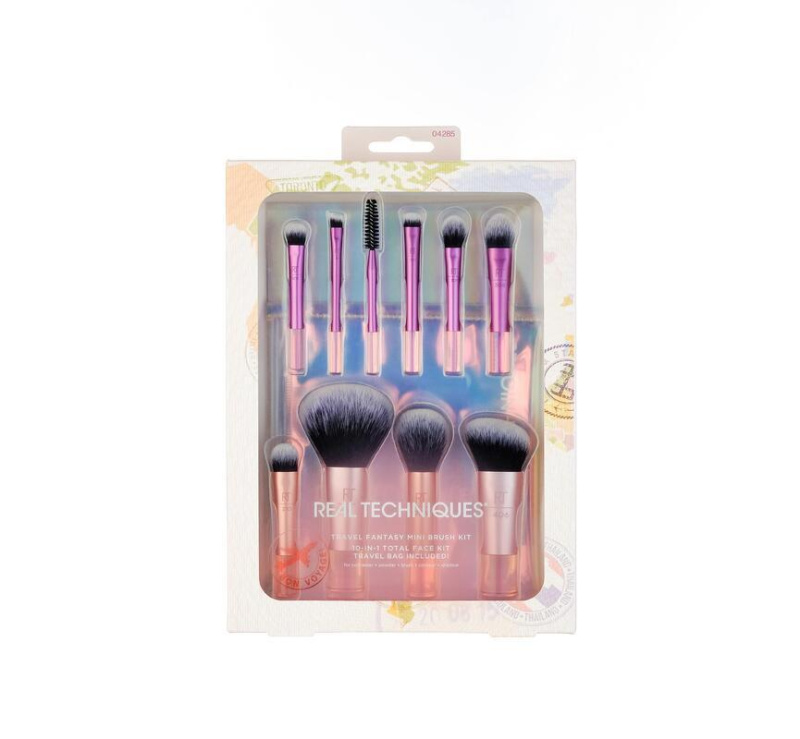 Real Techniques Travel Fantasy sada mini štetců s pouzdrem