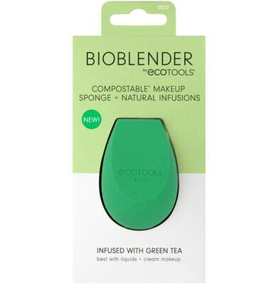 EcoTools BioBlender™ Green Tea houbička na make-up pro matný vzhled 1 ks