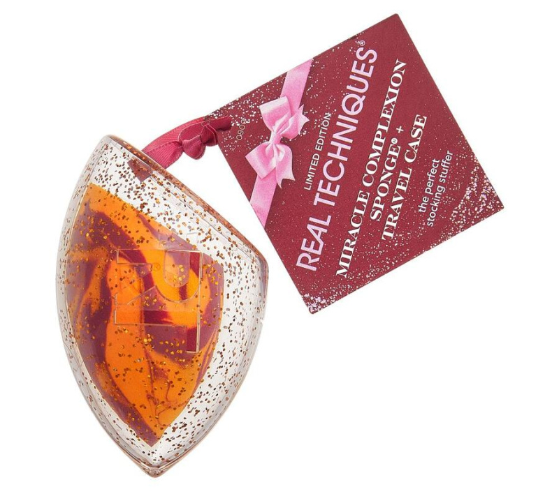 Real Techniques Miracle Complexion Sponge + Travel Case houbička na make-up