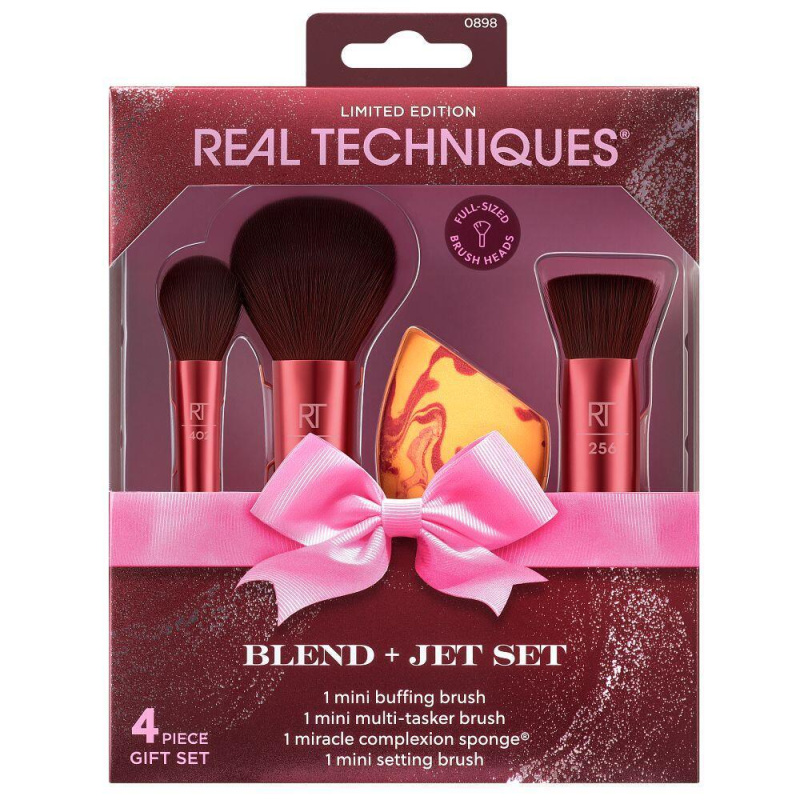 Real Techniques Blend + Jet Set dárková sada na obličej