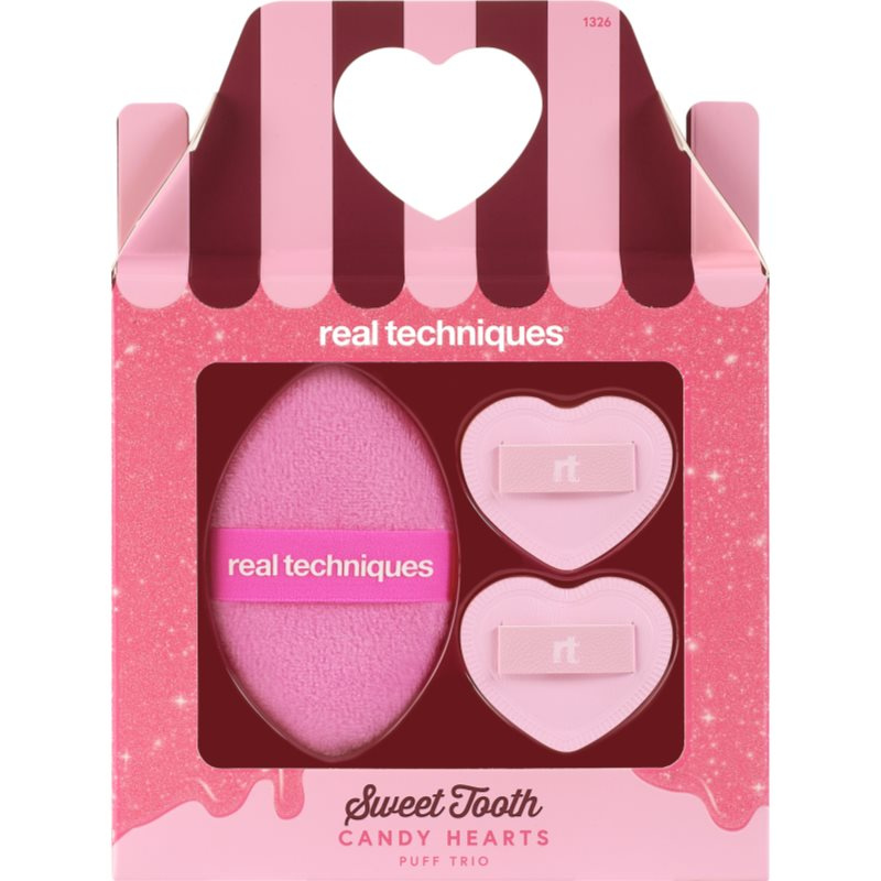 Real Techniques Sweet Tooth Candy Hearts sada houbiček na make-up