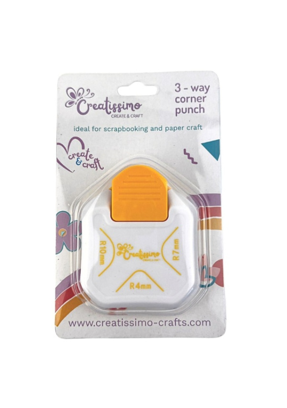 Creatissimo - 3 way corner punch - Zaoblovač rohů Creatissimo