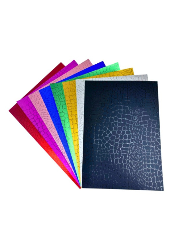 Creatissimo - lesklé embosované papíry 8 listů 150 gr A4 Creatissimo