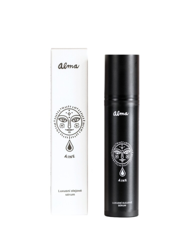 Alma olejové sérum luxusní s bakuchiolem, arktickou řasou a Q10 Áine 50ml