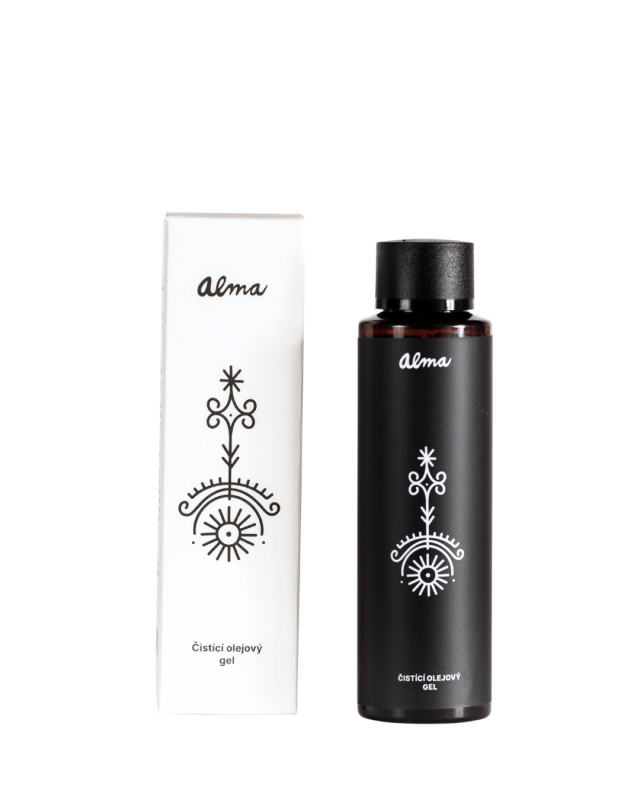 Alma čisticí olejový gel s malachitem, abyssinian olejem a aloe vera 100ml