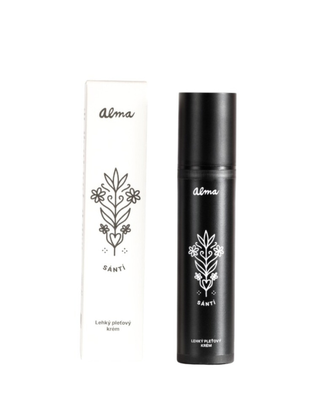 Alma pleťový krém lehký s lípou, fermentovanými laktobacily a centella buňkami Sántí 50ml