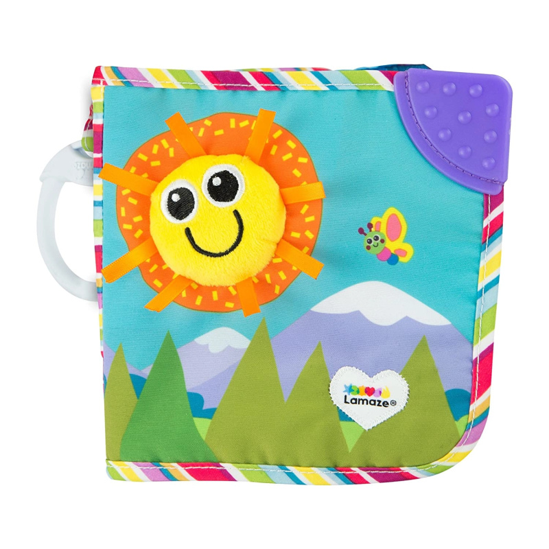 Lamaze clip & go přátelská knížka