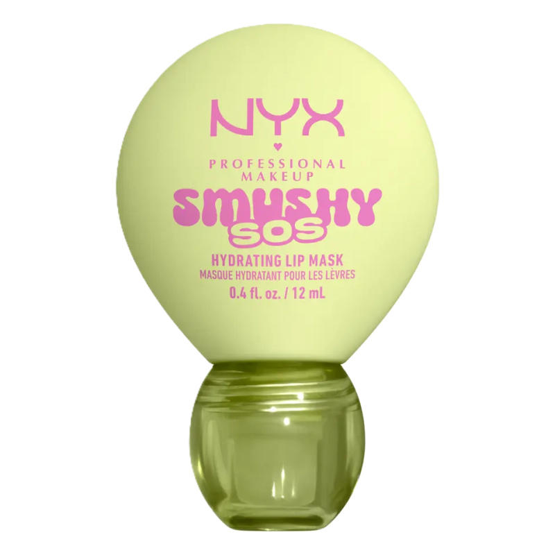 NYX Professional Makeup Hydratační maska na rty Smushy SOS 01 Green Sereni-tea