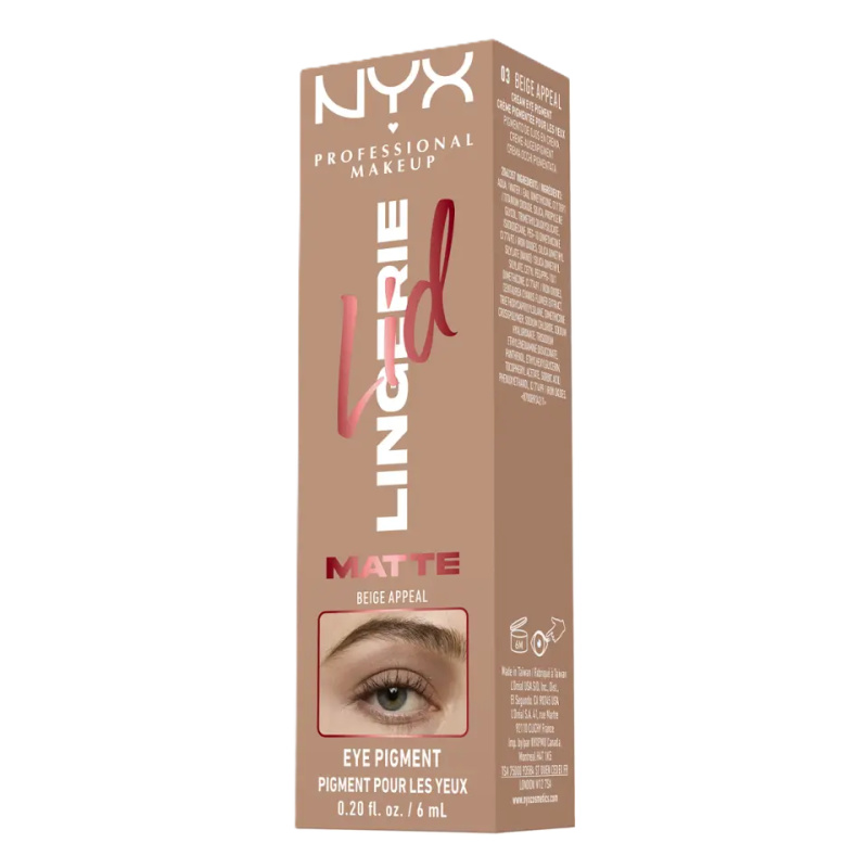NYX Professional Makeup Tekuté oční stíny Lid Lingerie 03 Beige Appeal