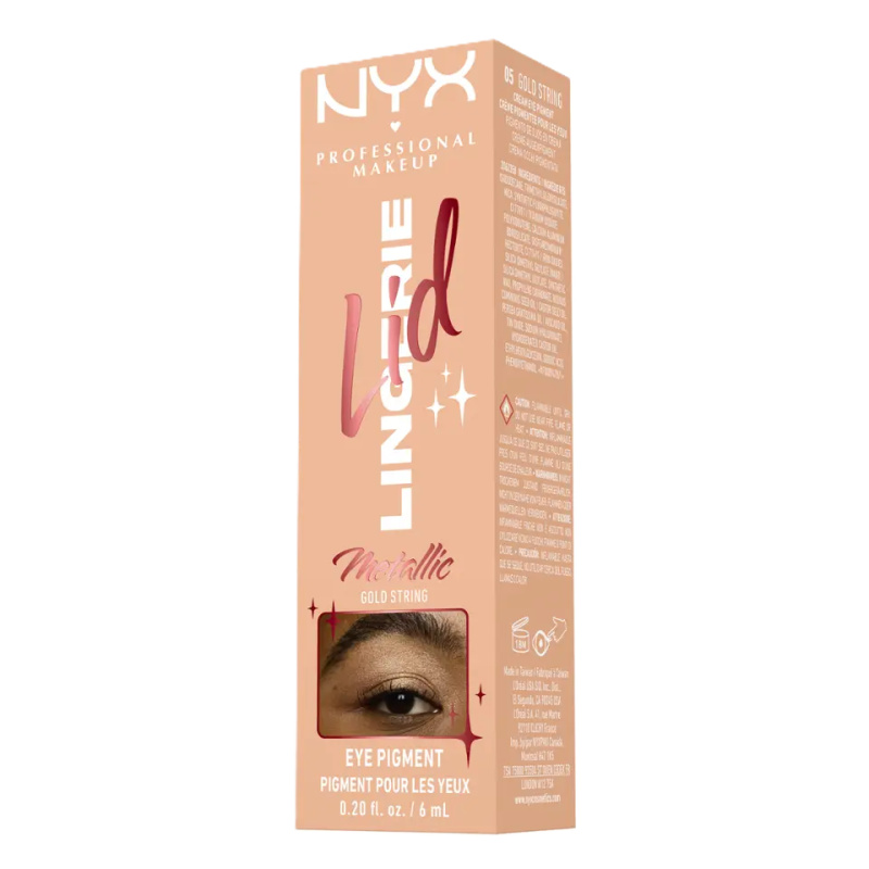 NYX Professional Makeup Tekuté oční stíny Lid Lingerie 05 Gold String