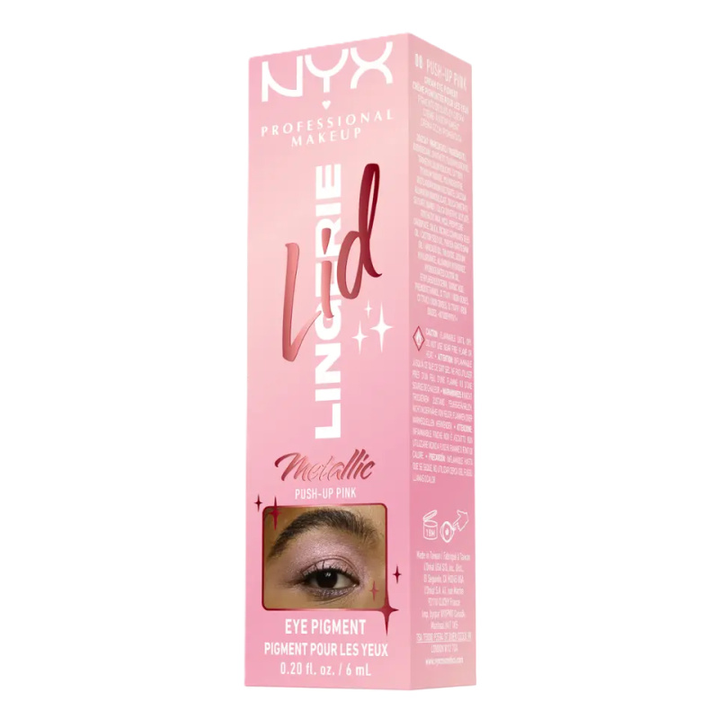 NYX Professional Makeup Tekuté oční stíny Lid Lingerie 08 Push-Up Pink